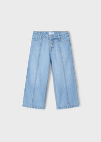Pantalone Lungo Denim Chiaro