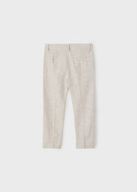 Pantalone Lino Elegante Sabbia