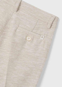Pantalone Lino Elegante Sabbia