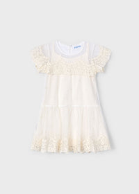 Vestito Ricamato Bianco