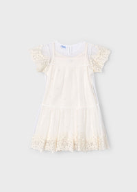 Vestito Ricamato Bianco