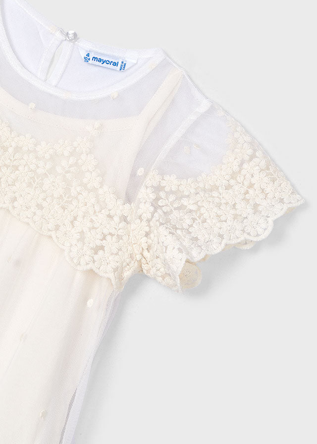 Vestito Ricamato Bianco