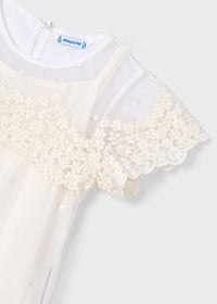 Vestito Ricamato Bianco