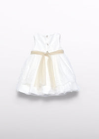 Vestito Ricamato Panna
