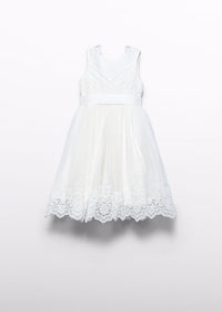 Vestito Ricamato Panna