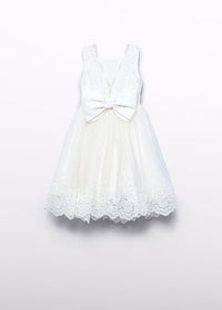 Vestito Ricamato Panna