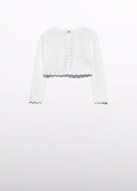 Bolero Tricot Panna