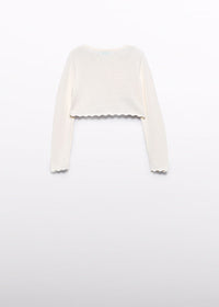 Cardigan Tricot Onde Dorato