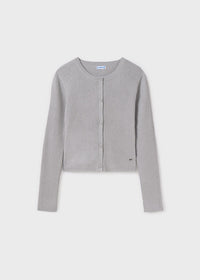 Giacchina Tricot Camicianale Argento