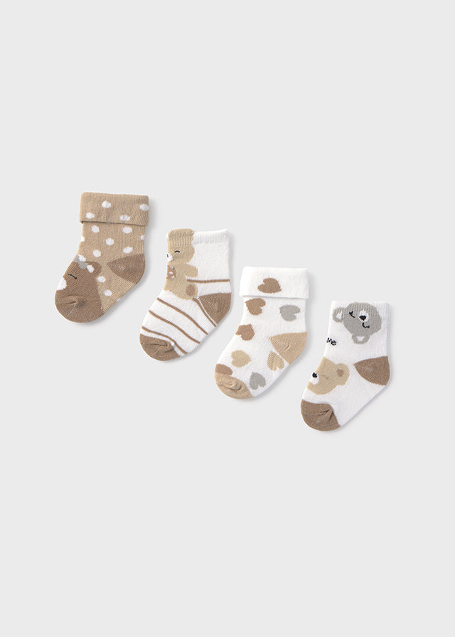 Set 4 Calze Giallino