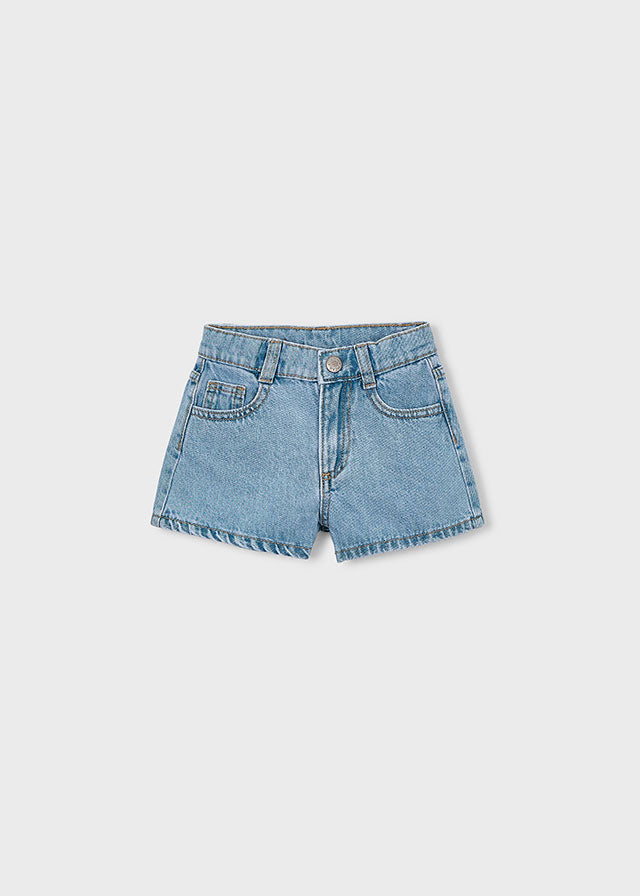 Pantaloncini In Jeans Lavaggio Light Blue