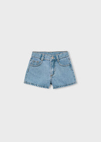 Pantaloncini In Jeans Lavaggio Light Blue