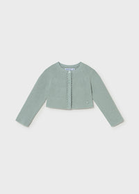 Cardigan Corto Verde Menta