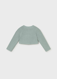 Cardigan Corto Verde Menta