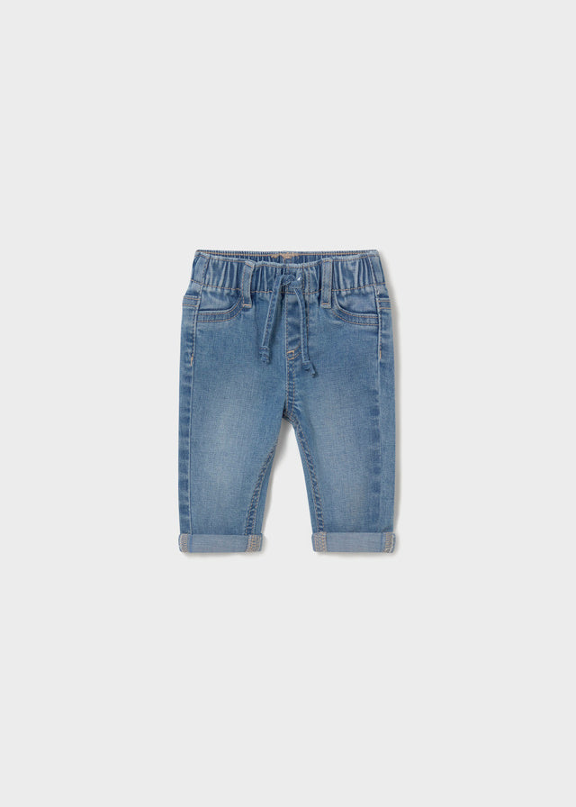 Jeans Morbido Da Neonato