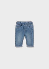 Jeans Morbido Da Neonato
