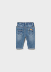 Jeans Morbido Da Neonato