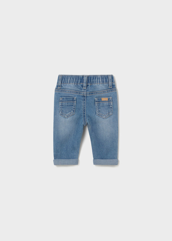 Jeans Morbido Da Neonato