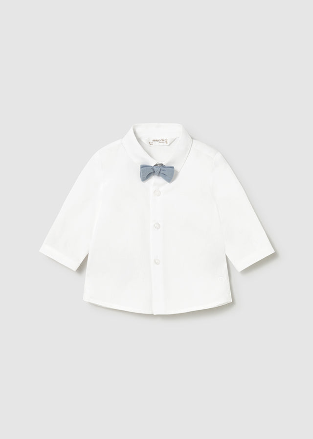 Camicia Elegante Manica Lunga Piu Papillon