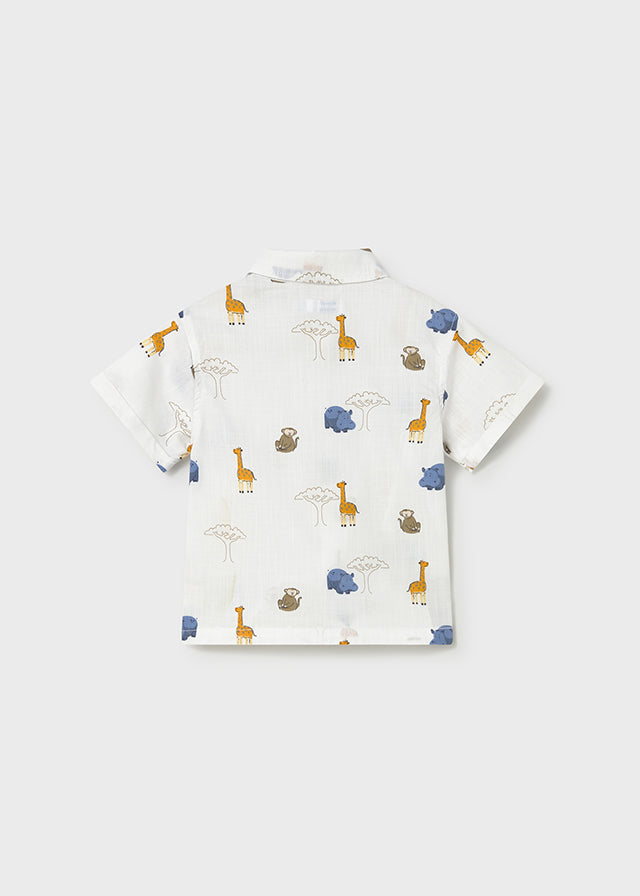 Camicia Safari A Maniche Corte