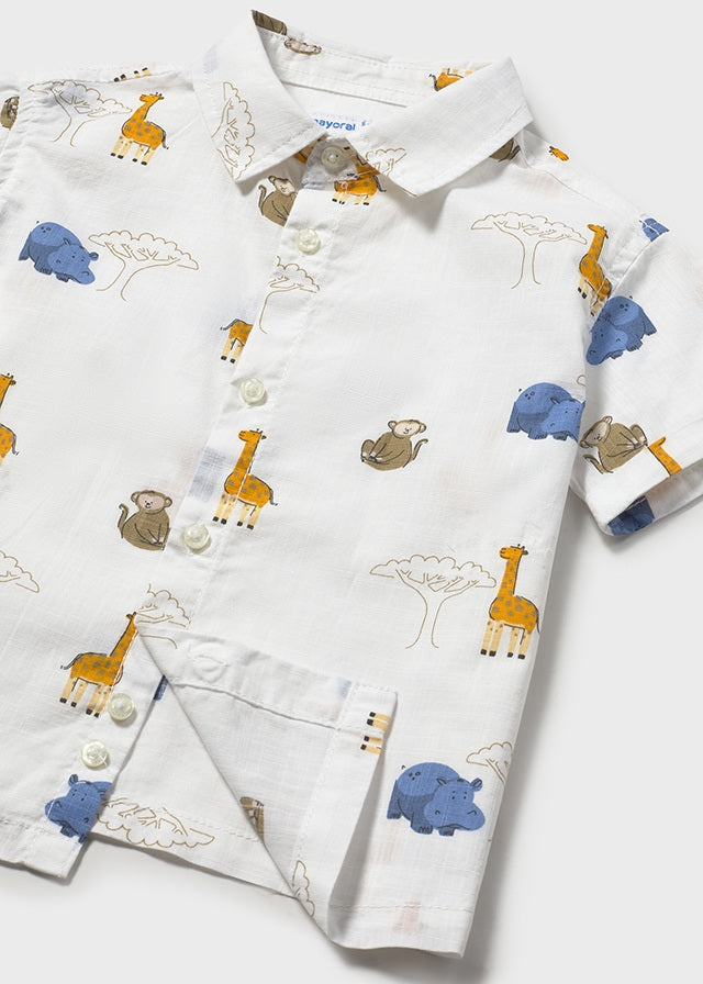 Camicia Safari A Maniche Corte
