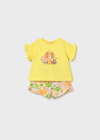 Completo Baby 2 Pezzi Giallo Sole