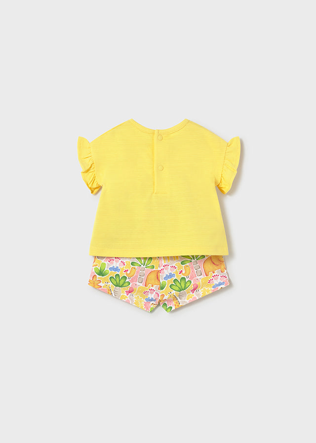 Completo Baby 2 Pezzi Giallo Sole