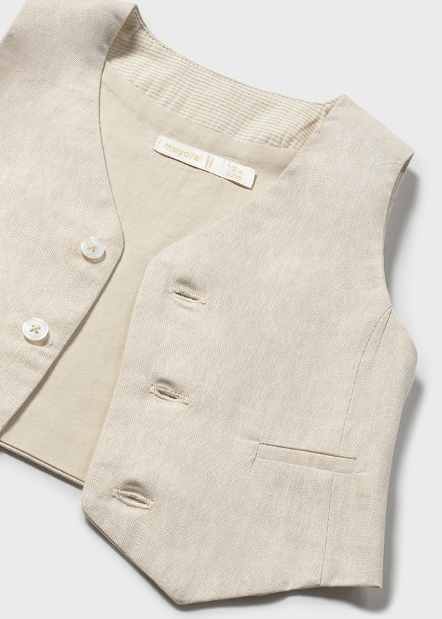 Gilet Elegante Beige