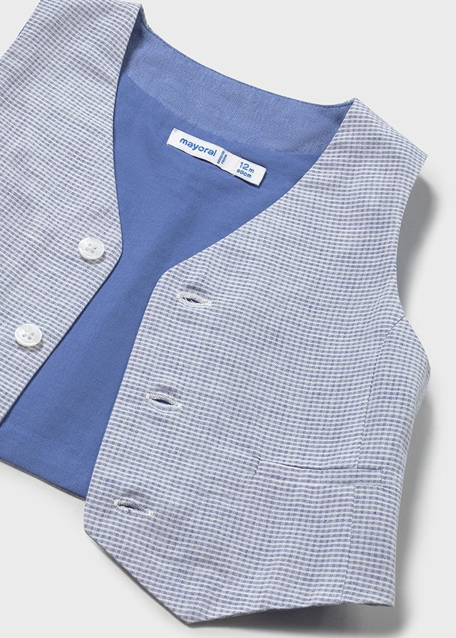 Gilet Elegante Azzurro