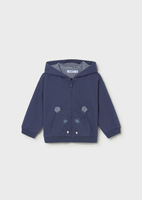 Felpa Play Con Cappuccio Blu