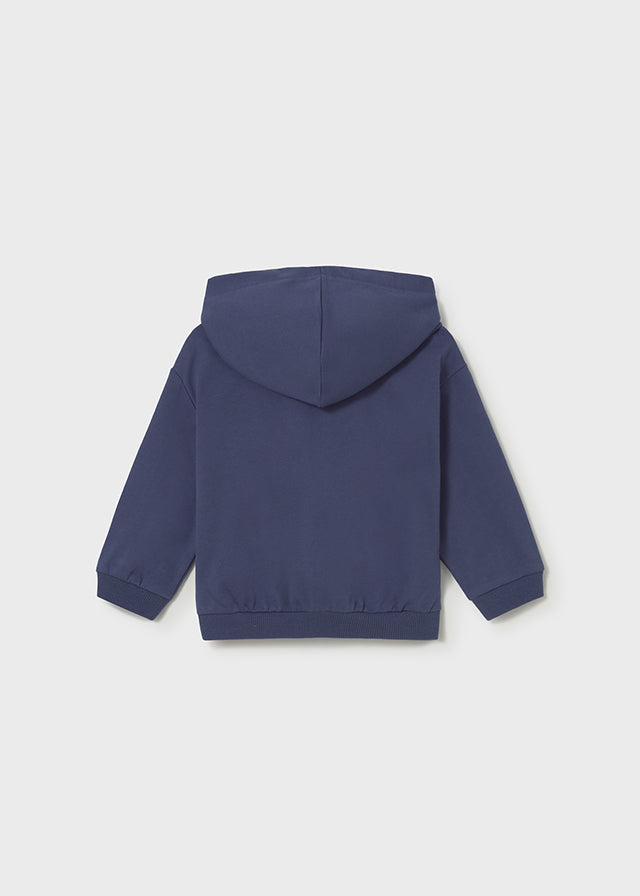 Felpa Play Con Cappuccio Blu