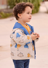 Giacca Reversibile Blu Avio