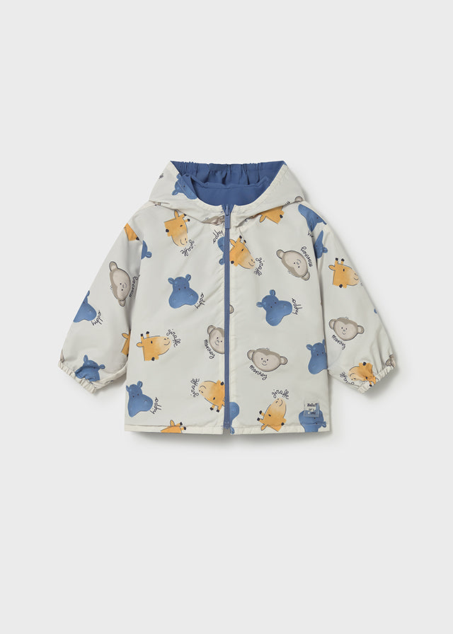 Giacca Reversibile Blu Avio