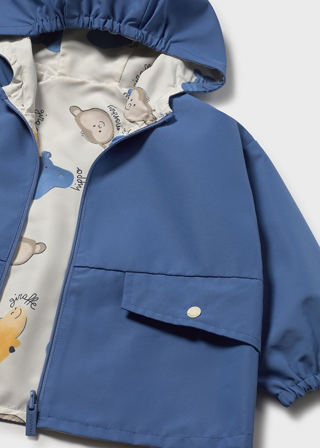 Giacca Reversibile Blu Avio