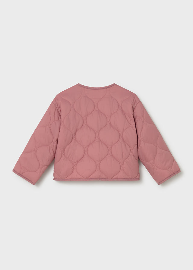 Giacca Trapuntata Reversibile Rosa Antico