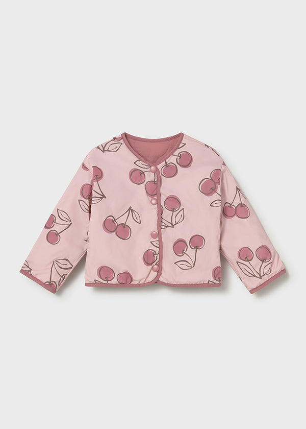 Giacca Trapuntata Reversibile Rosa Antico