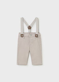Pantalone Lungo Con Bretelle