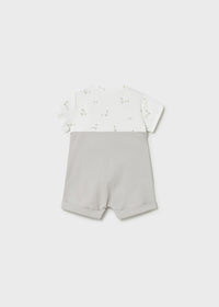 Completo Neonato 2 Pezzi Grigio Chiaro