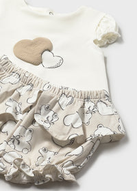Set 4 Pezzi Neonata Panna E Sabbia