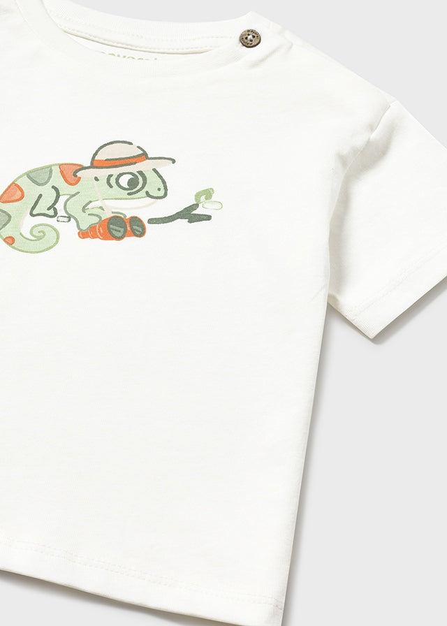 Completo Safari 3 Pezzi T-Shirt Shorts E Cappello