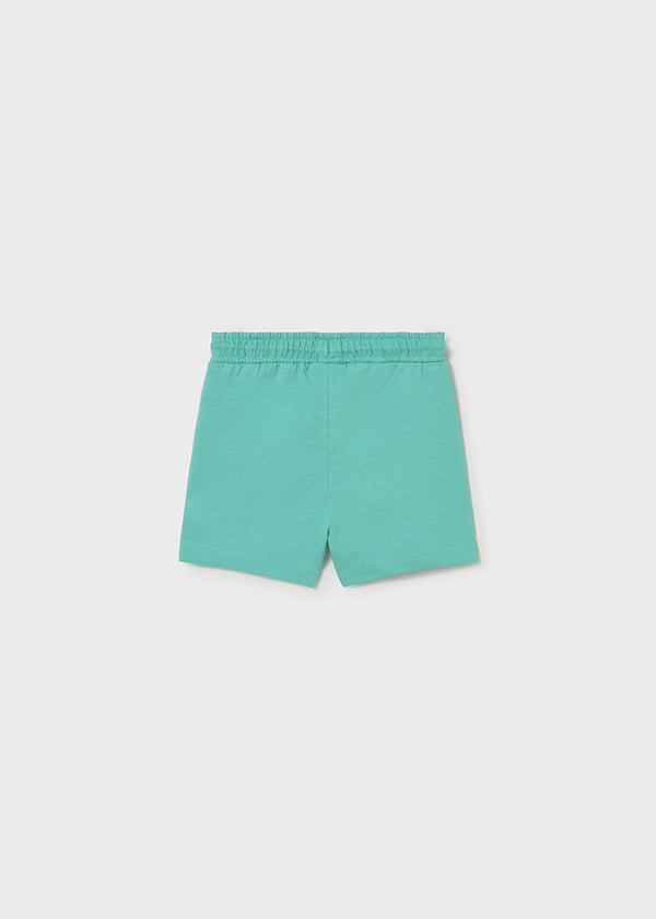 Completo 3 Pezzi T-Shirt Canotta E Shorts Verde Acqua