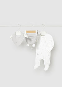 Set Regalo Pigiamino Lungo Bianco