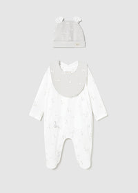 Set Regalo Pigiamino Lungo Bianco