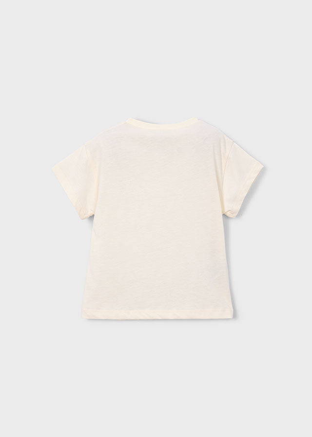 T-Shirt Con Stampa Ragazza