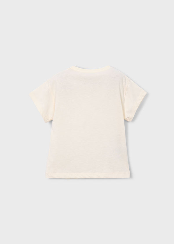 T-Shirt Con Stampa Ragazza