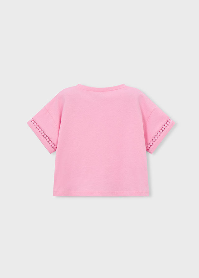 T-Shirt Cropped Rosa