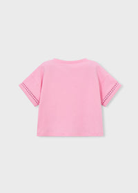 T-Shirt Cropped Rosa