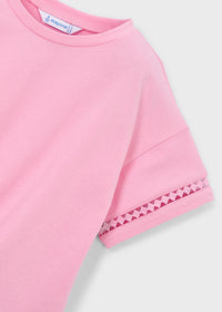 T-Shirt Cropped Rosa