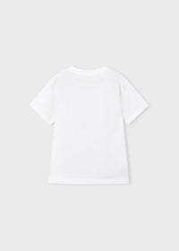 T-Shirt Bianca Con Stampa Vespa Style