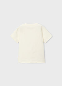 T-Shirt Beige Con Stampa Vespa Style